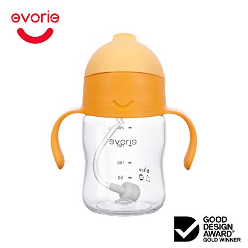 (-91%) Evorie Tritan Trinklernbecher mit Gewichtsstrohhalm 200 ml ab 6 Monaten
