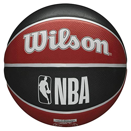 Wilson Basketball, NBA Team Tribute Model, PORTLAND TRAIL BLAZERS, Outdoor, Rubber, Size: 7