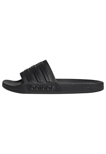 adidas Unisex Shower Slide Sandal, Core Black/Core Black/Core Black, 11 US Men