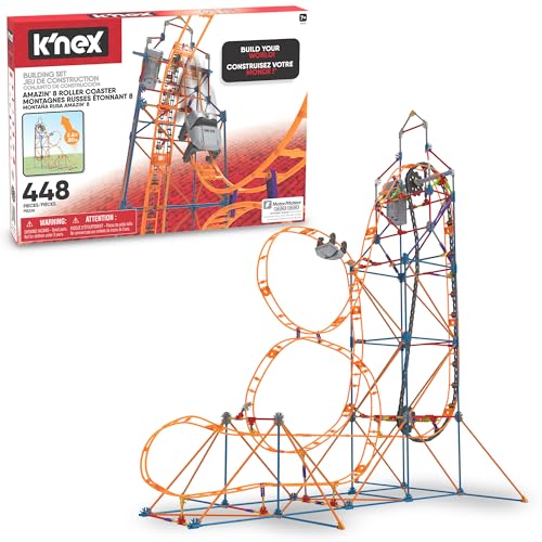 K'NEX - Amazin' 8 Coaster ‚ STEM Building Set, Kid Construction, Creative Play Toy‚ Ages 9+