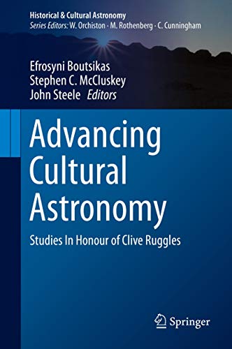 Advancing Cultural Astronomy book cover
