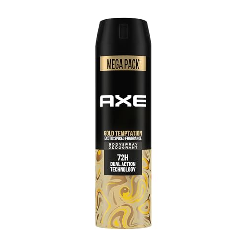 Axe Gold Temptation Long Lasting Deodorant Bodyspray for Men 215 ml Axe Gold Temptation Long Lasting Deodorant Bodyspray for Men 215 ml