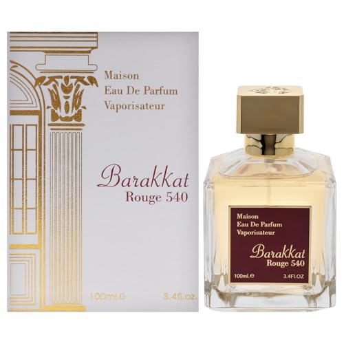 Fragrance World Barakkat Rouge 540 by Maison Alhambra for Women - 3.4 oz EDP Spray