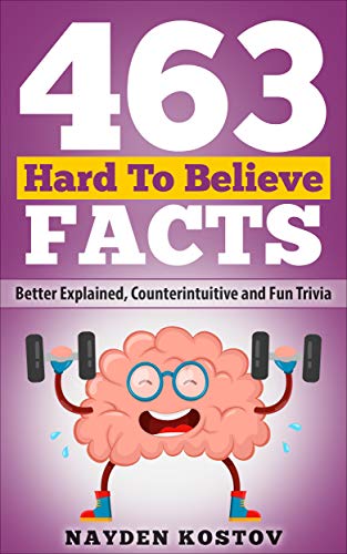 463 Hard to Believe Facts: Better Explained, Counterintuitive and Fun Trivia book cover