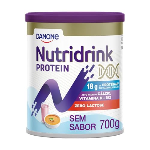 Nutridrink Protein, Danone Nutricia, Suplemento Alimentar Proteico em Pó sem Sabor, 700g