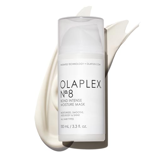 Olaplex No. 8 Bond Intense Moisture Hair Mask, Adds Smoothness & Nourishes for Visibly Healthy Hair, for All Hair Types & Treats Damaged Hair, 3.3 fl oz