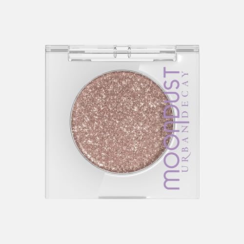 Urban Decay 24/7 Moondust Glitter Eyeshadow Single - Sparkly Eye Glitter Makeup, Long-lasting, Highly Reflective Shimmer, Eye Shadow Topper, Space Cowboy (Champagne Gold Silver Sparkle) - 0.06 oz