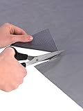 EASYmaxx Mosquitera antipolen para ventanas con Magic Click | Cortada a medida para todas las ventanas de hasta 150 x 130 cm | Fácil instalación con 12 imanes - sin taladrar ni atornillar [Antracita]