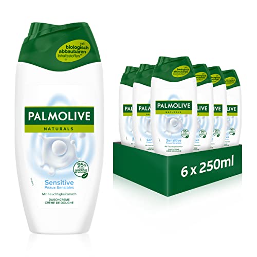 (-43%) Palmolive Duschgel Naturals Sensitive, Für empfindliche Haut, 6x 250 ml