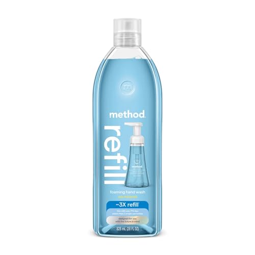 Method Foaming Hand Soap Refill, Sea Minerals, Recyclable Bottle, Biodegradable Formula, 28 oz, (Pack of 1) (Packaging May Vary)