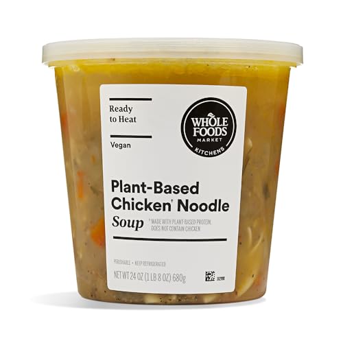 Whole Foods Market, Soup Chicken Noodle Vegan, 24 Ounce