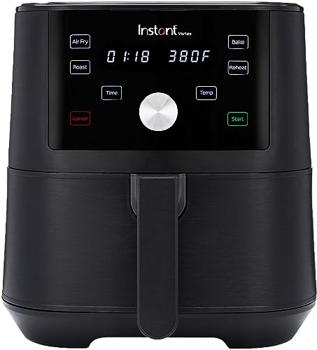 🔥 SELTEN SO GÜNSTIG (-35%) Instant Brands Vortex 6 Plus 4-in-1-Heißluftfritteuse 1700W, 3,7L - Heißluft-Frittieren, Backen, Braten, Grillen, Dehydrator und Speisenwärmer