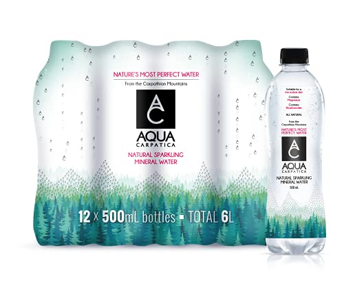 (-15%) AQUA Carpatica Mineralwasser mit Kohlensäure, Nitratfrei, PET, 12 x 500ml