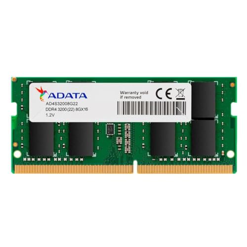 Memória Notebook Adata 8GB DDR4 3200 MHz SO-DIMM - AD4S32008G22-SGN
