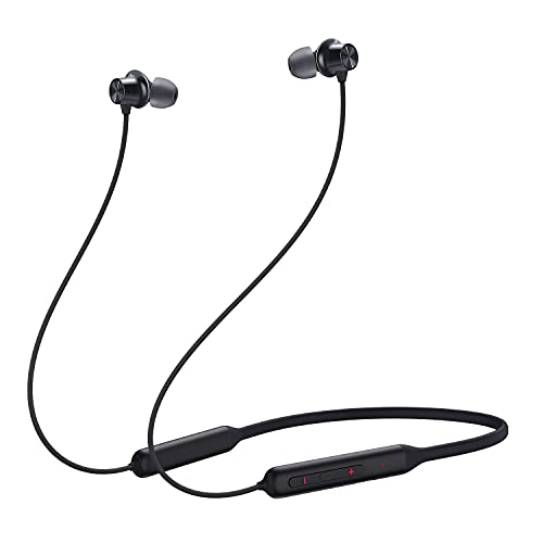 OnePlus Bullets Wireless Z Bass Edition Bluetooth in Ear Earphones with mic, Launched in April 2021 (Black)