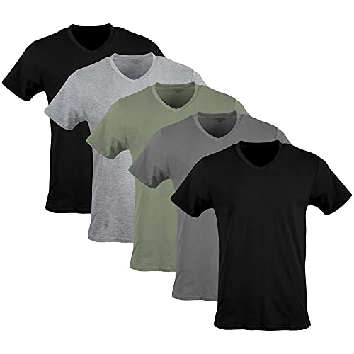 Mens V Neck T Shirts Multipack Style G1103