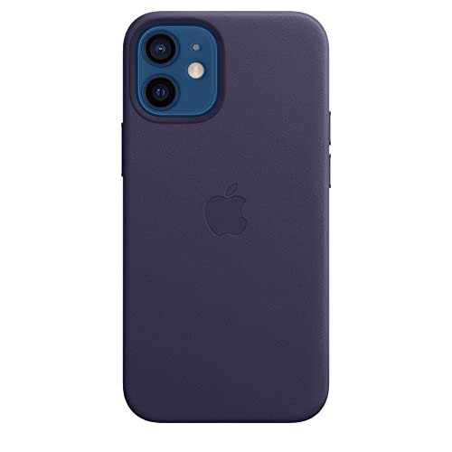Apple Pouch Case for iPhone 12 Mini (Leather | Deep Violet)