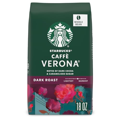 Starbucks Whole Bean Coffee, Dark Roast, Caffe Verona, 18 oz