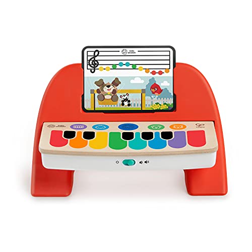 Baby Einstein Cal’s First Melodies Magic Touch Wooden Piano Musical Baby Toy, Ages 6-36 Months