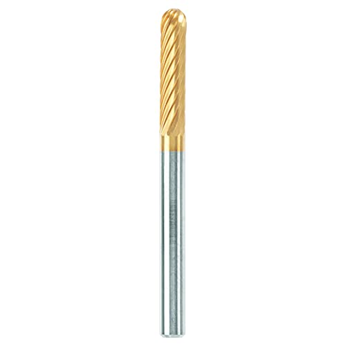 (-40%) Dremel MAX Wolframkarbid-Hochgeschwindigkeits-Fräsmesser (9903DM) Hochgeschwindigkeits-Fräsmesser mit Titanbeschichtung zum Schnitzen und Gravieren, 3,2 mm, max. Lebensdauer