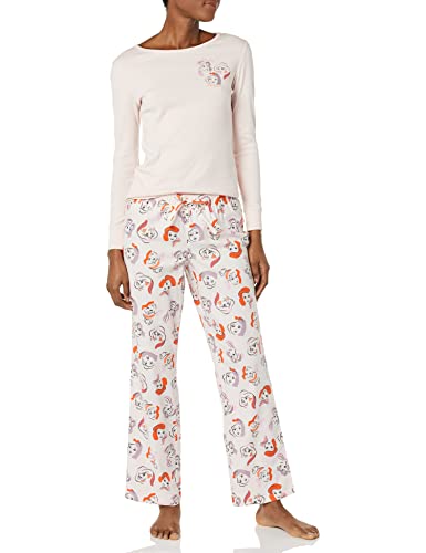 Amazon Essentials Women's Disney Star Wars Marvel Flannel Pajamas Sleep Sets, Ultimate Princess, X-Large