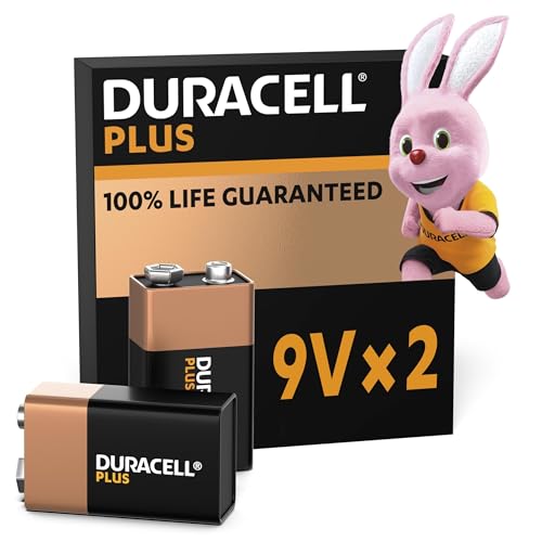 (-52%) DURACELL Plus 9V Alkaline-Blockbatterie (2 Stück) 6LR61