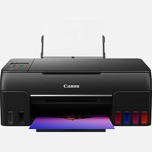 (-35%) Canon PIXMA G650 MegaTank Drucker Tintenstrahldrucker Scanner Kopierer (4.800 x 1.200 dpi, Fotodrucker 10x15 cm,, LC Display, WLAN, Wireless Printing, Auto Power On/Off) schwarz