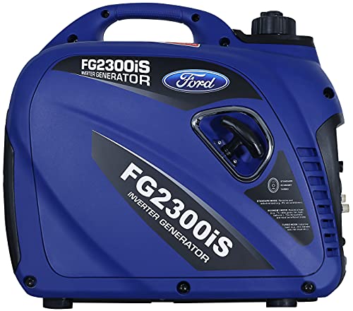 Ford 2300 Watt Gas Inverter Generator, Small Portable & Quiet, Home Use, Camping, Outdoor, CARB Compliant, Parallel Capability, Built Ford Tough, Generadores De Gasolina Silencioso, FG2300IS
