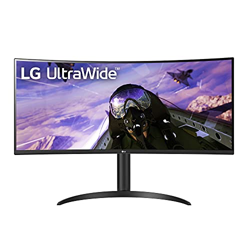 LG 34WP65C-B 34 Inch Ultrawide Curved QHD HDR10 IPS Monitor