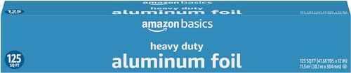 Amazon Basics Heavy Duty Aluminum Foil 125 sq ft
