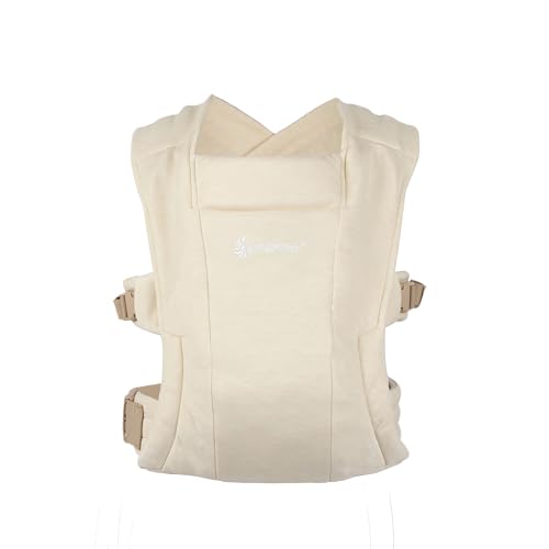 (-34%) Ergobaby Embrace Babytrage für Neugeborene von 0–12 Monaten (3,2–11,3 kg), Ergonomische 2-Positionen Babytrage mit Kopf- und Nackenstütze und hüftgesunder M-Stellung, Cream