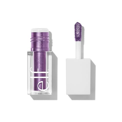 e.l.f. Liquid Metallic Eyeshadow, Gel Formula, High-Impact Multi-Dimensional Finish, One-Swipe Coverage, Supernova, 0.1 Fl Oz (3mL)