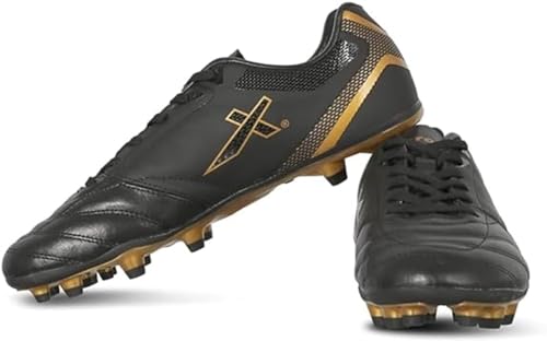 Men's High-Performance Blaze Series Football Shoes with TPU Sole/PVC Synthetic Leather Upper|Athletic Player Footwear for Adult, Men & Boys|Walking|Co
