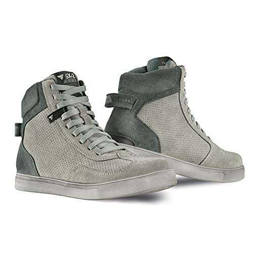 SHIMA Men's Sx-2 Evo Men Motorbike shoes, Grey, 9 UK