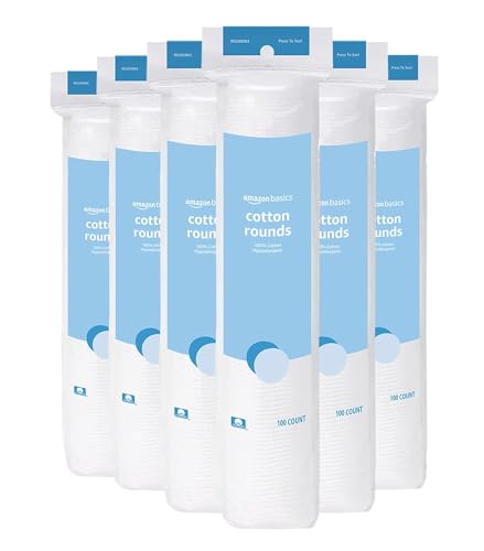 Amazon Basics Hypoallergenic 100percent Cotton Rounds For Makeup