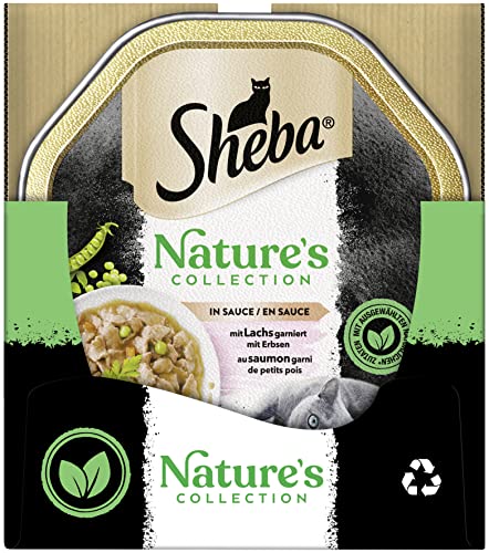 🔥 STARKER PREIS (-53%) SHEBA Schale Nassfutter für Katzen Nature’s Collection in Sauce mit Lachs 2 x 11 x 85g