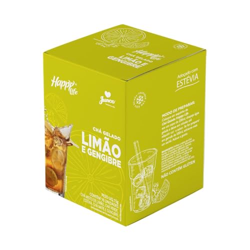 Chá Gelado Gengibre e Limão Happy Life Junco 15g