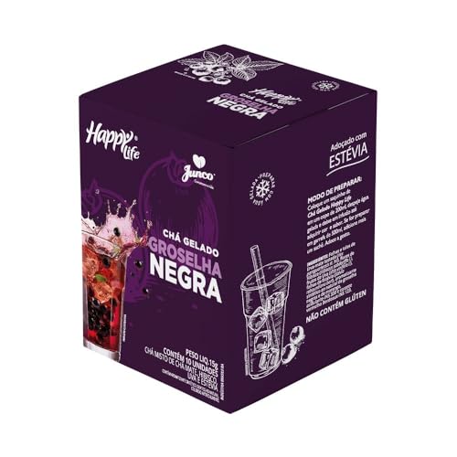 Chá Gelado Groselha Negra Happy Life Junco 15g