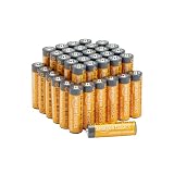 Amazon Basics AA alkaline batteries, 36-pack