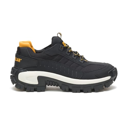 CAT Footwear Men's Invader Steel Toe Work Shoe, Black/Full Moon, 9