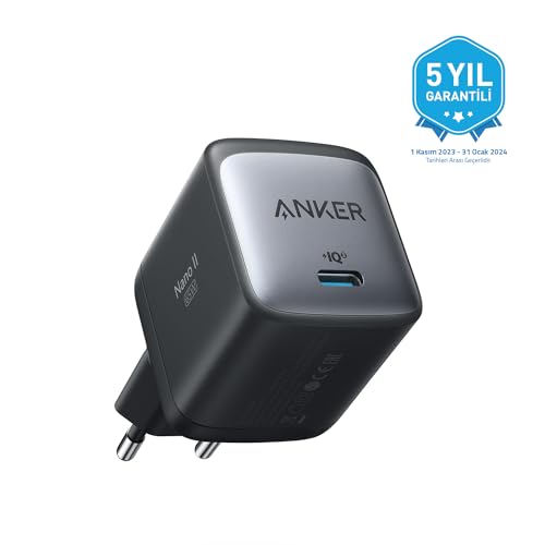 🔥 STARKER PREIS (-50%) Anker Nano II 65W USB C Ladegerät Netzteil mit Schnellladeleistung