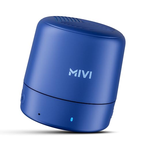 Mivi Play Bluetooth Speakers Wireless with 12 Hours Playtime. Wireless Speaker Made in India with Exceptional Sound Quality, Portable and Built in Mic