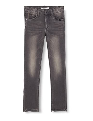 (-48%) NAME IT Jungen Nkmtheo Xslim 1507-cl Noos Jeans, Dark Grey Denim, 122 EU
