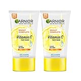 Garnier Skin Naturals Bright Complete Vitamin C Facewash 150g Pack of 2