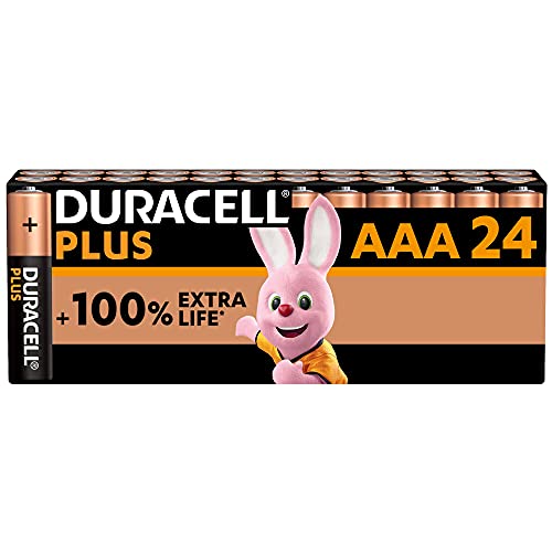 (-34%) DURACELL Plus AAA-Batterien (24er-Pack) – Alkaline-Batterien 1,5 V