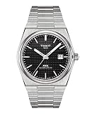 Tissot PRX Powermatic 80 Swiss Automatic Watch — Black Dial, Stainless Steel, 40mm