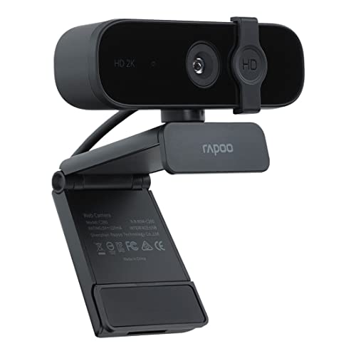 (-33%) Rapoo XW2K USB Webcam mit Mikrofon, 2K 1440p, 85° Sichtfeld, Autofokus