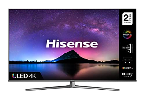 Hisense 65U8GQTUK Quantum Series 65-inch 1000-nit 4K UHD Dolby Vision HDR Smart TV with YouTube, Freeview Play and Alexa Built-in and IMAX Enhanced, TUV Certificated (2021 NEW), Operating System VIDAA