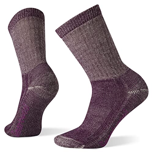 Smartwool Women's Hike Classic Edition Full Cushion Crew Socks, Bordeaux, Medium