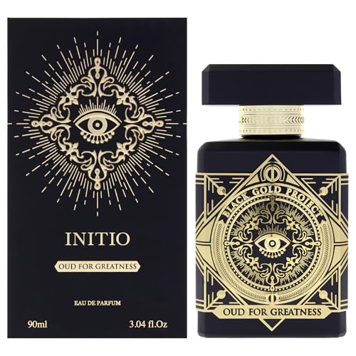 INITIO PARFUMS PRIVÉS - Oud for Greatness - 3.04 Fl Oz - Eau De Parfum Unisex - Main notes Natural Oud Wood, Agarwood Oil, Lavender, Saffron, Patchouli, Musk - 90ml